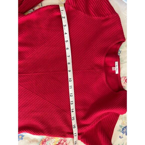 Vila Milano Red Sweater Womens Med Long Sleeve - Picture 8 of 9